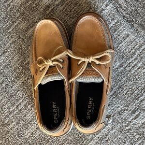 Sperry Men's Brown Leather Boat Shoes